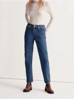 Madewell Perfect Vintage Straight Jeans Bright Indigo 29 High Rise Instacozy